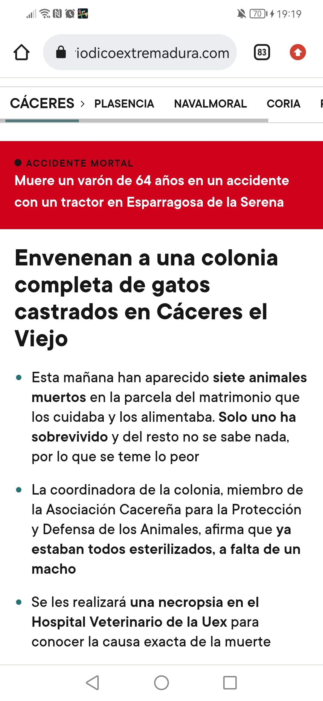 Novedades: Primeras pistas o indicios sobre la identidad del envenenador de&nbsp;perros