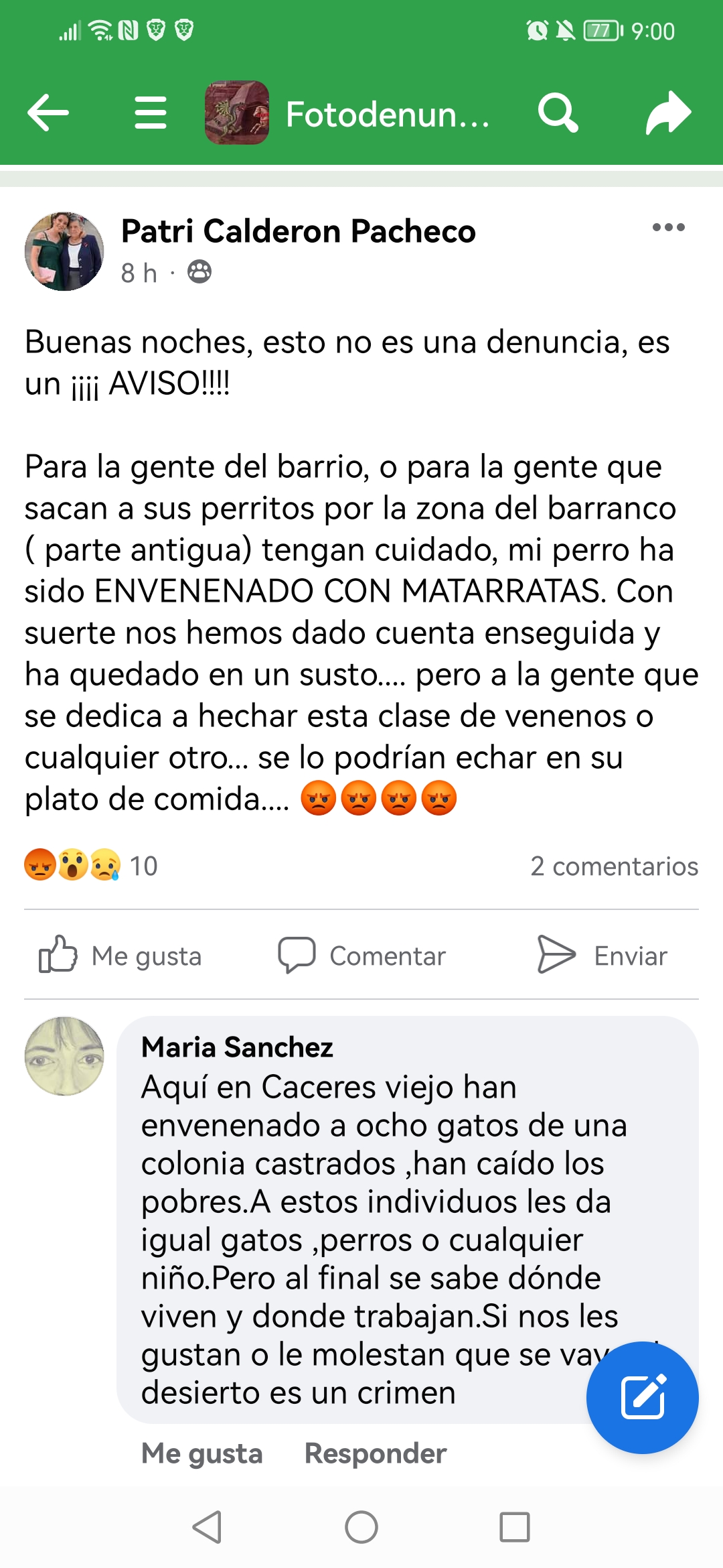 Nuevo ataque anoche del envenenador de&nbsp;perros